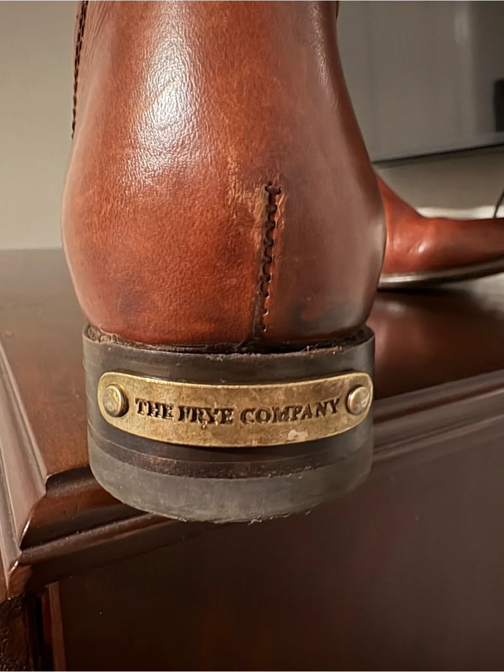 Women’s Brown Leather Frye Ankle Boots